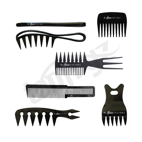 Shave Factory Comb Set 6pcs