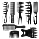 Shave Factory Comb Set 8pcs