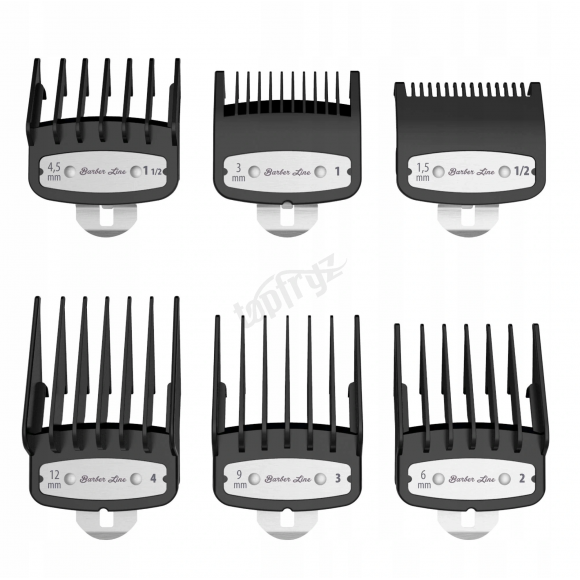 Barber Line Premium Metal Cutting Guides Set