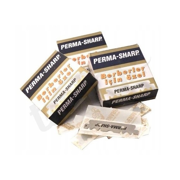 Perma Sharp Single Edge Blades For Barber Razors 100szt