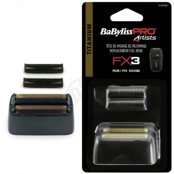 BaByliss Pro 4Artists Replacement Foil Head FX3 FXX3RFBE Black