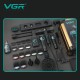 VGR Stepless PRO 4in1 Zestaw W Walizce Maszynka Trymer Suszarka Golarka