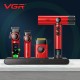 VGR Stepless PRO 4in1 Zestaw W Walizce Maszynka Trymer Suszarka Golarka