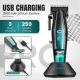 VGR V-270 Metal Housing Cord Hair Clipper blue