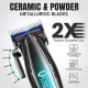 VGR V-270 Metal Housing Cord Hair Clipper blue