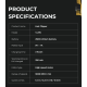 VGR V-270 Metal Housing Cord Hair Clipper Gold
