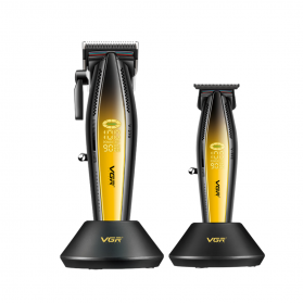 VGR V-992 Hair Trimmer + VGR V-270 Hair Clipper Set Gold