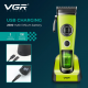 VGR V-880C External Rotor Motor Hair Clipper Green
