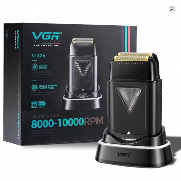 VGR V-334 Vector Shaver Black
