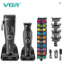 VGR V-880C Hair Clipper + V880T Hair Trimmer Set Black