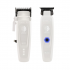 StyleCraft Saber 2.0 White Hair Clipper + Saber Trimmer Set