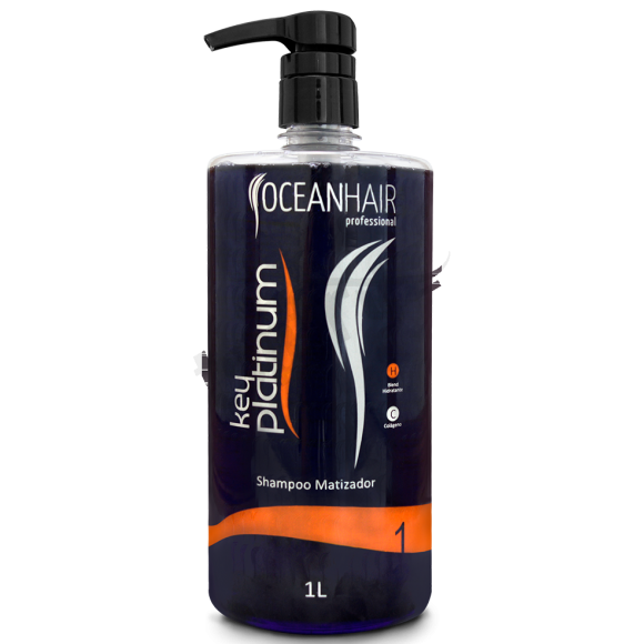 Ocean Hair Key Platinum Shampoo Matizador 1000ml