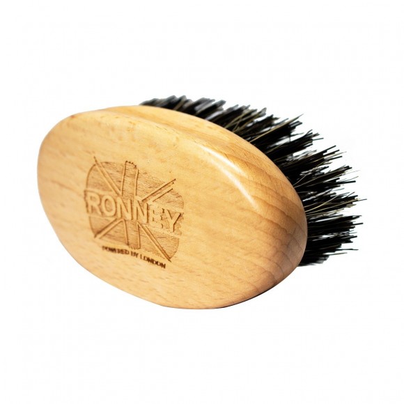 Ronney Wooden Beard Brush With Natural Bristels Small