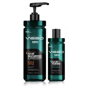Zestaw Vasso Refreshing Hair Tonic Cool Fresh 230ml + Shampoo 1000ml